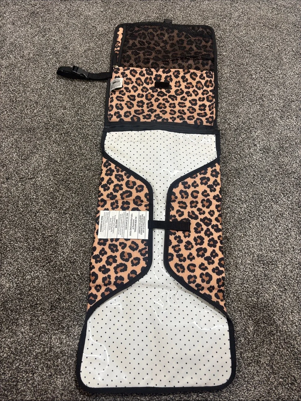Leopard Print Foldable/Detachable Baby Changing Mat